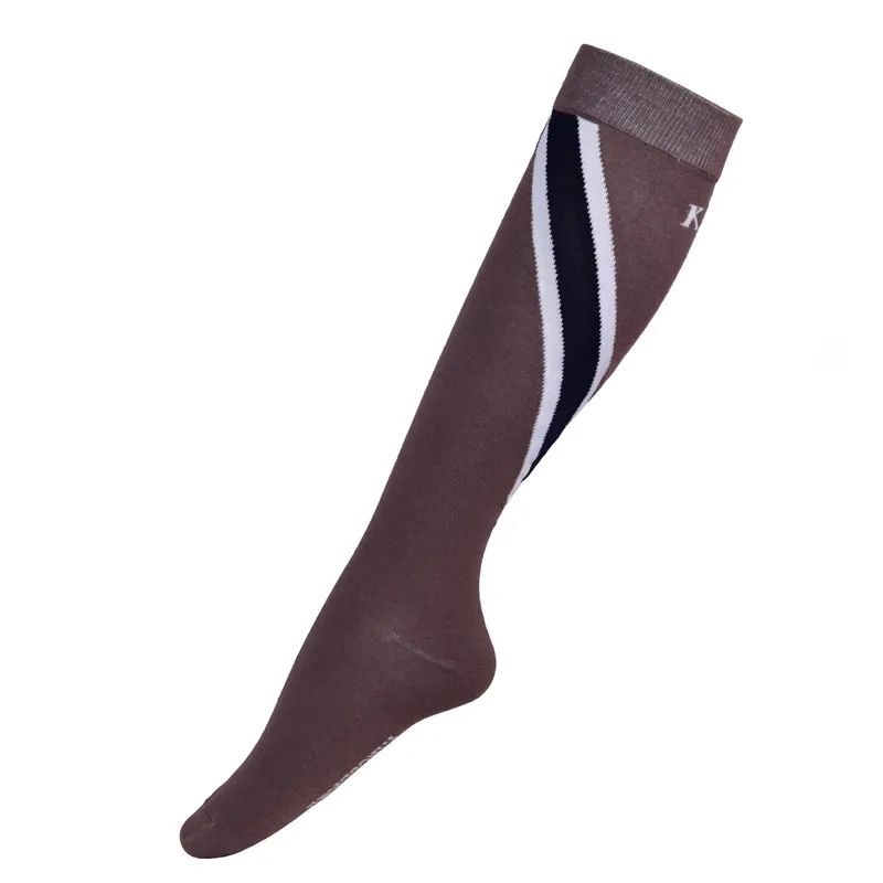 Kingsland Tauri Knee Socks - Beige Cinder